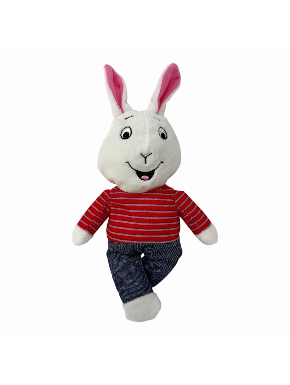 Arthur Buster Baxter Plush Bunny Stuffed Animal Red Striped Shirt Greenbrier 9in